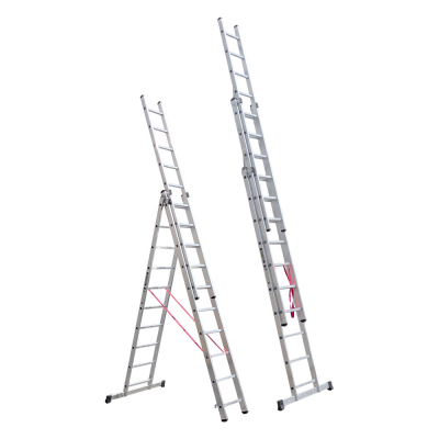 Escalar Ascend Triple Section Combination Ladder 3x9 6.5m